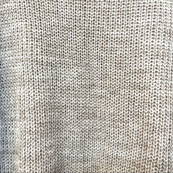 Solutions Taupe Chunky Sweater Dress Medium G-18 - Picture 8 of 11